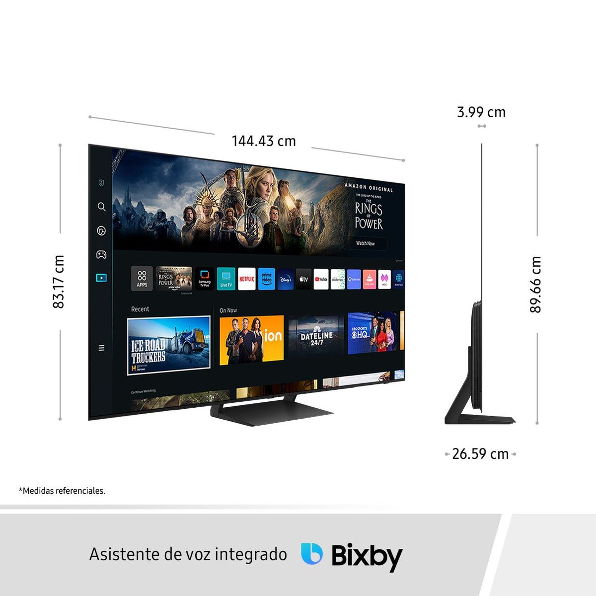SAMSUNG - Televisor Samsung Smart Tv 65" Oled 4k Qn65s90cagxpe