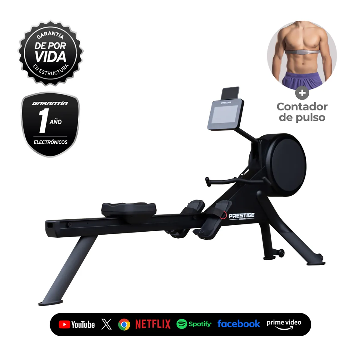 PRESTIGE BY MONARK - Máquina De Remo Monark Prestige R1000