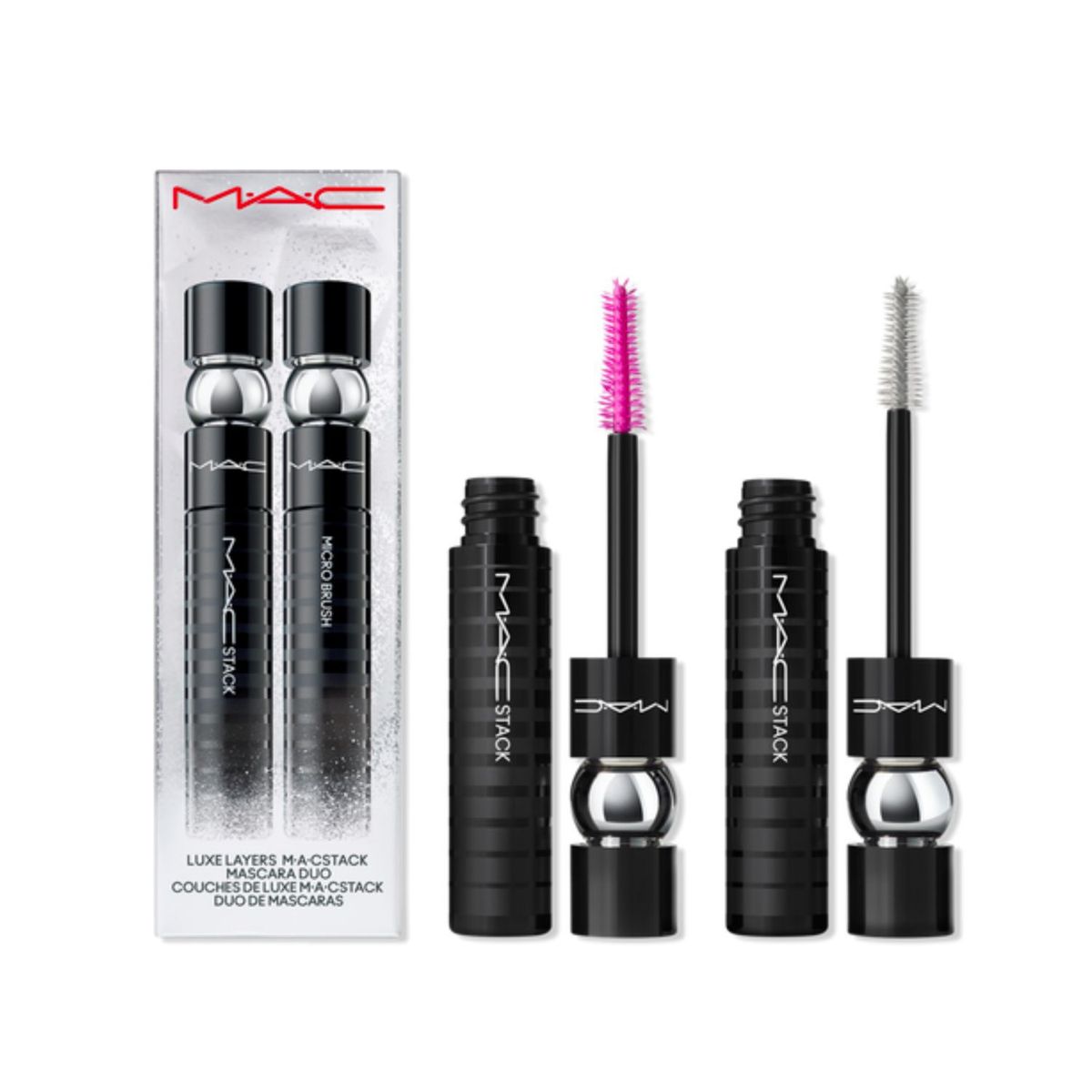 MAC - Set De Maquillaje Mac Stacked Up M·a·c Stack Mascara Duo