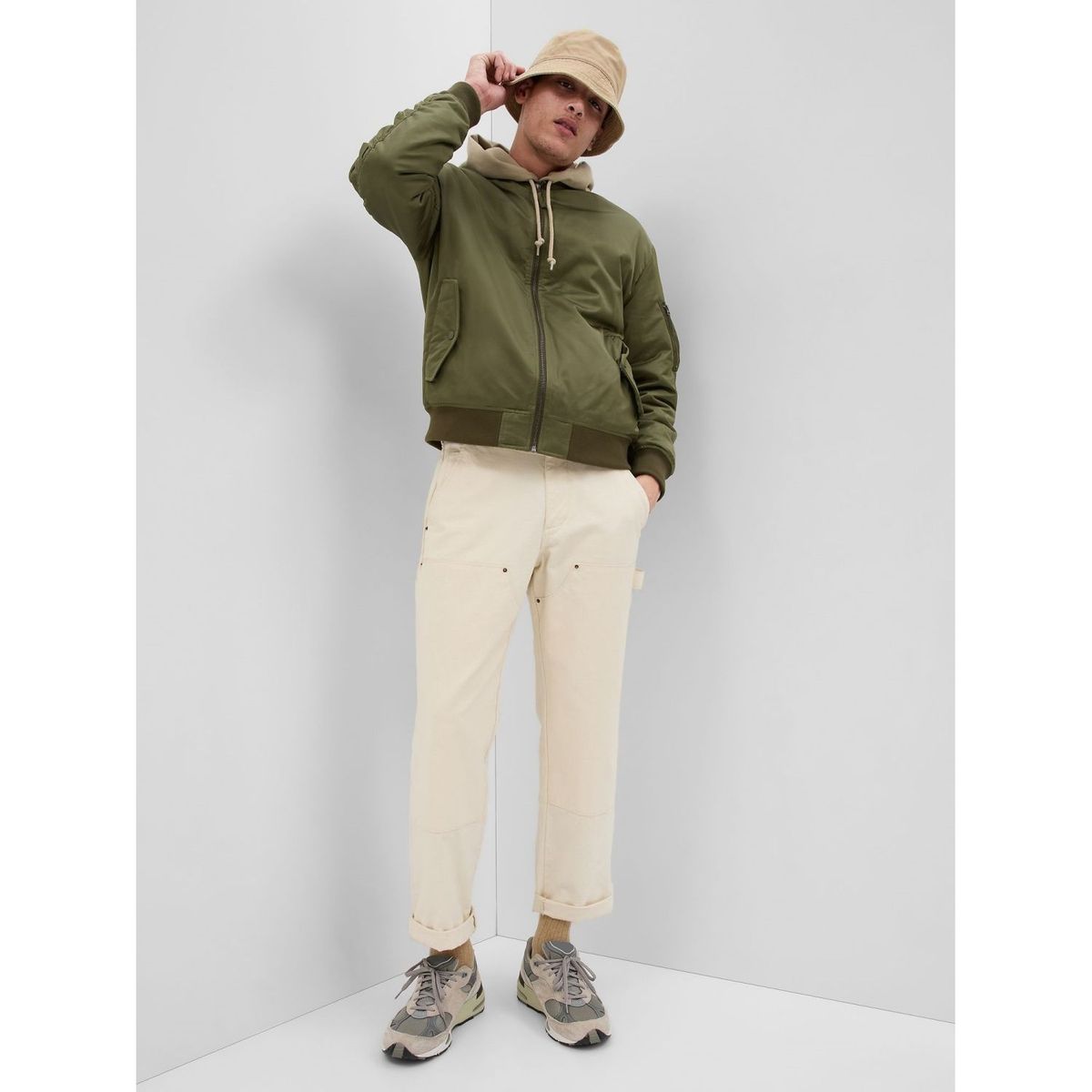 GAP - Casaca Bomber Hombre Gap