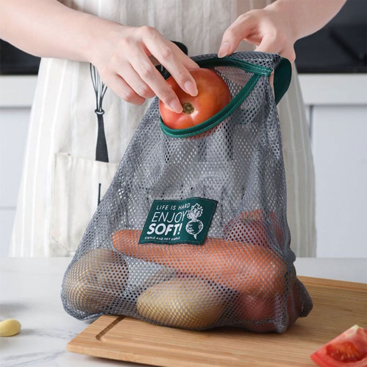 WELCOME HOME LIMA - Malla Para Verduras Verde