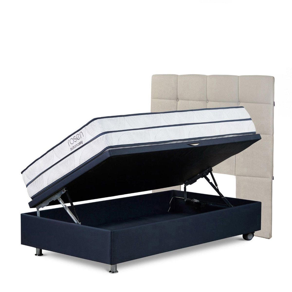 ROSEN - Dormitorio Boxet Autonomy Sky Issey Niebla 1.5 Plz