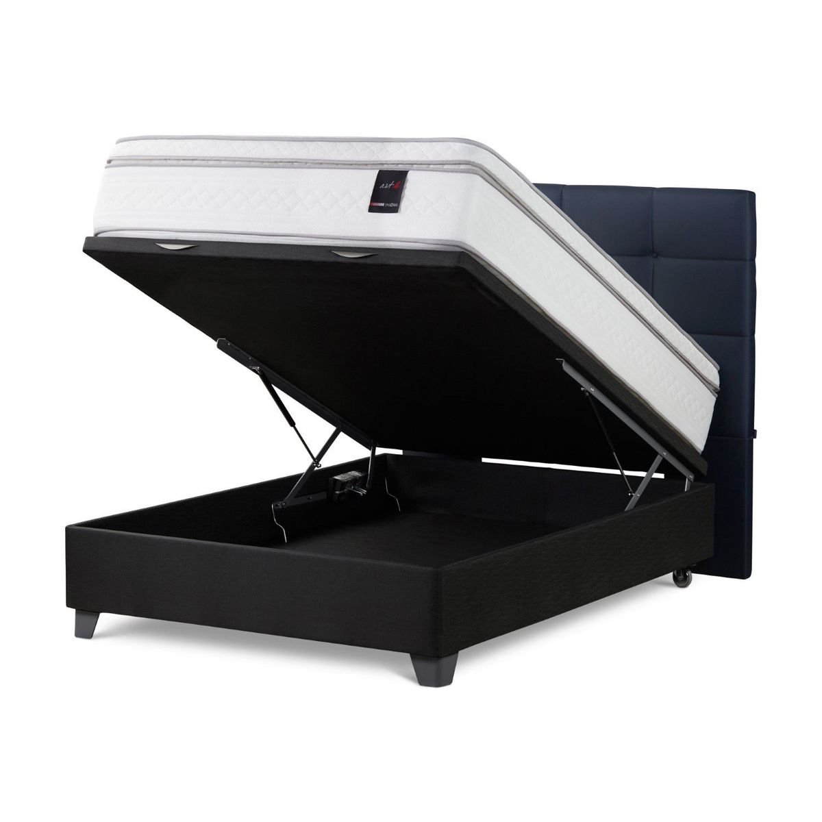 ROSEN - Dormitorio Boxet Art 4 Issey Azul Queen