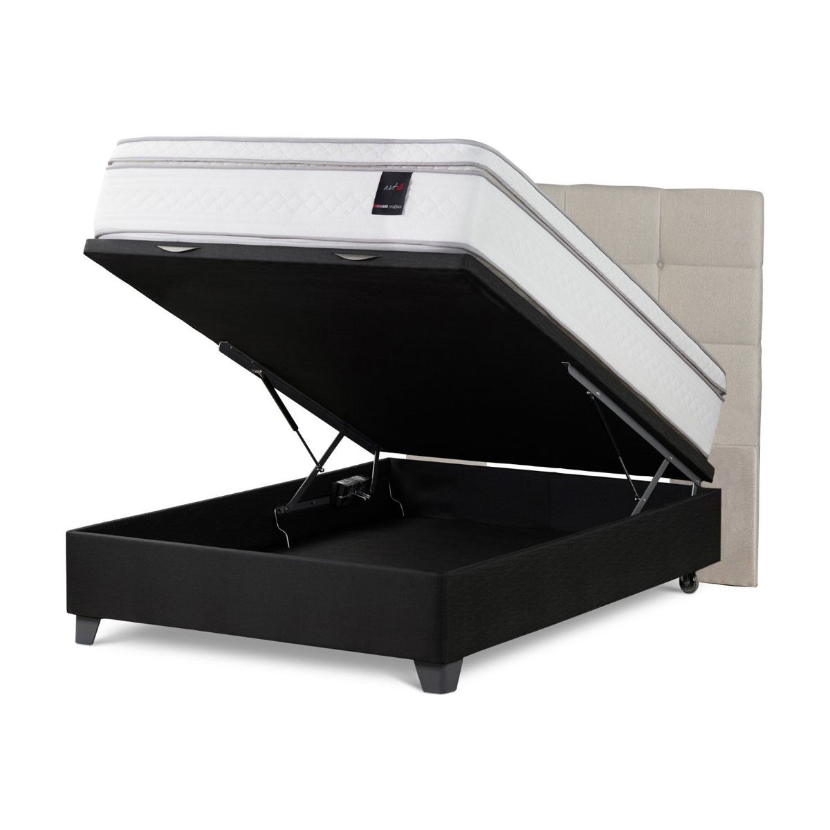 ROSEN - Dormitorio Boxet Art 4 Issey Niebla Queen