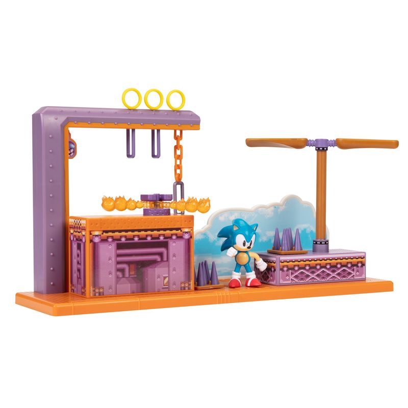 SONIC - Set De Juego Figura Sonic Battery Zone