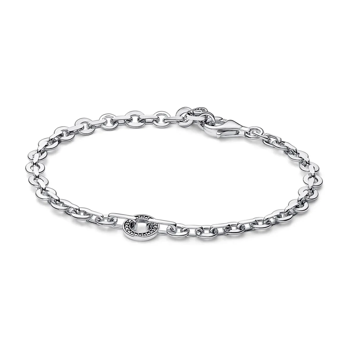 PANDORA - Pulsera Cadena Gruesa Pavé