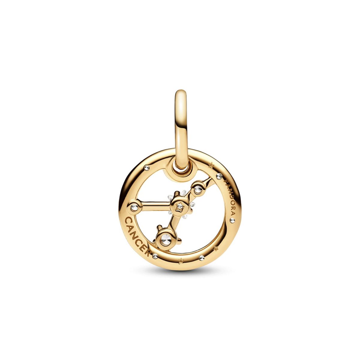 PANDORA - Charm Colgante Zodiaco Cáncer 14k