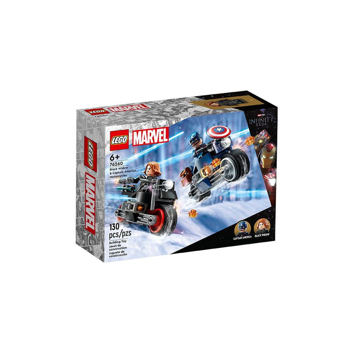 LEGO - Lego Super Heroes Motos De Viuda Negra Y El Capita