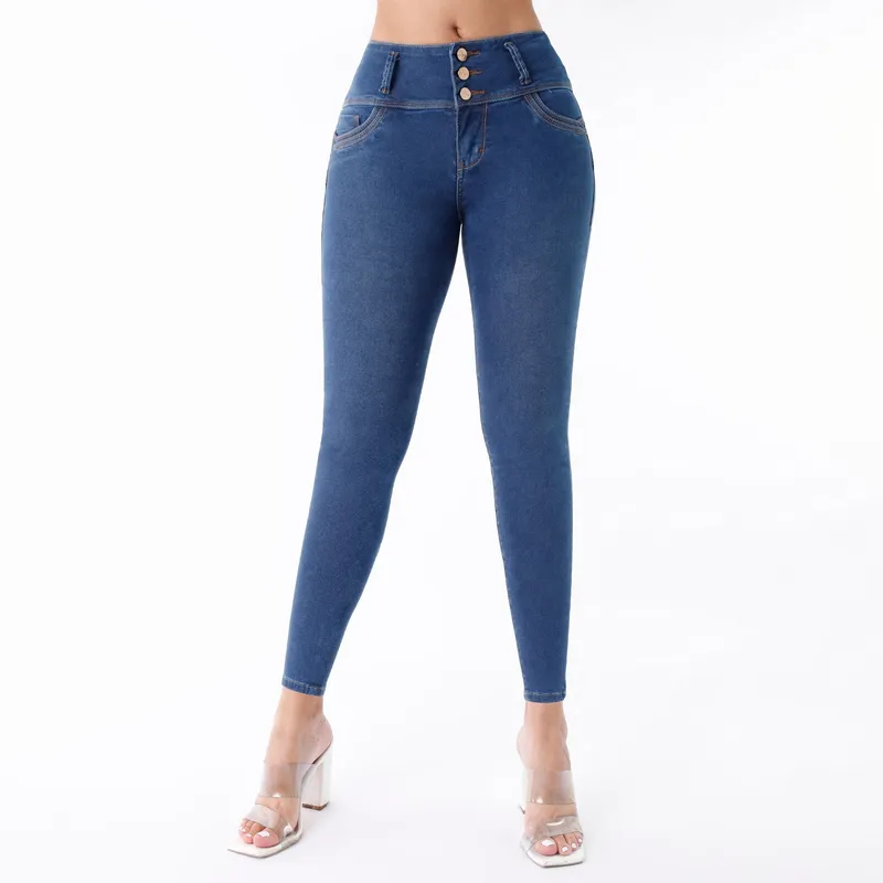 KANSAS - Jean Skinny Tiro Medio Mujer Kansas