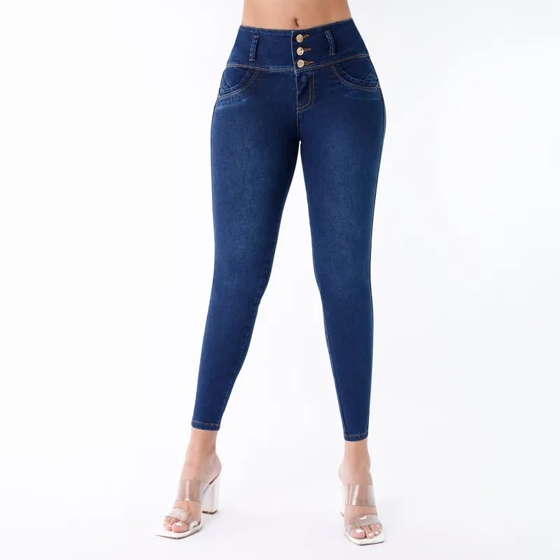 KANSAS - Jean Skinny Tiro Medio Mujer Kansas
