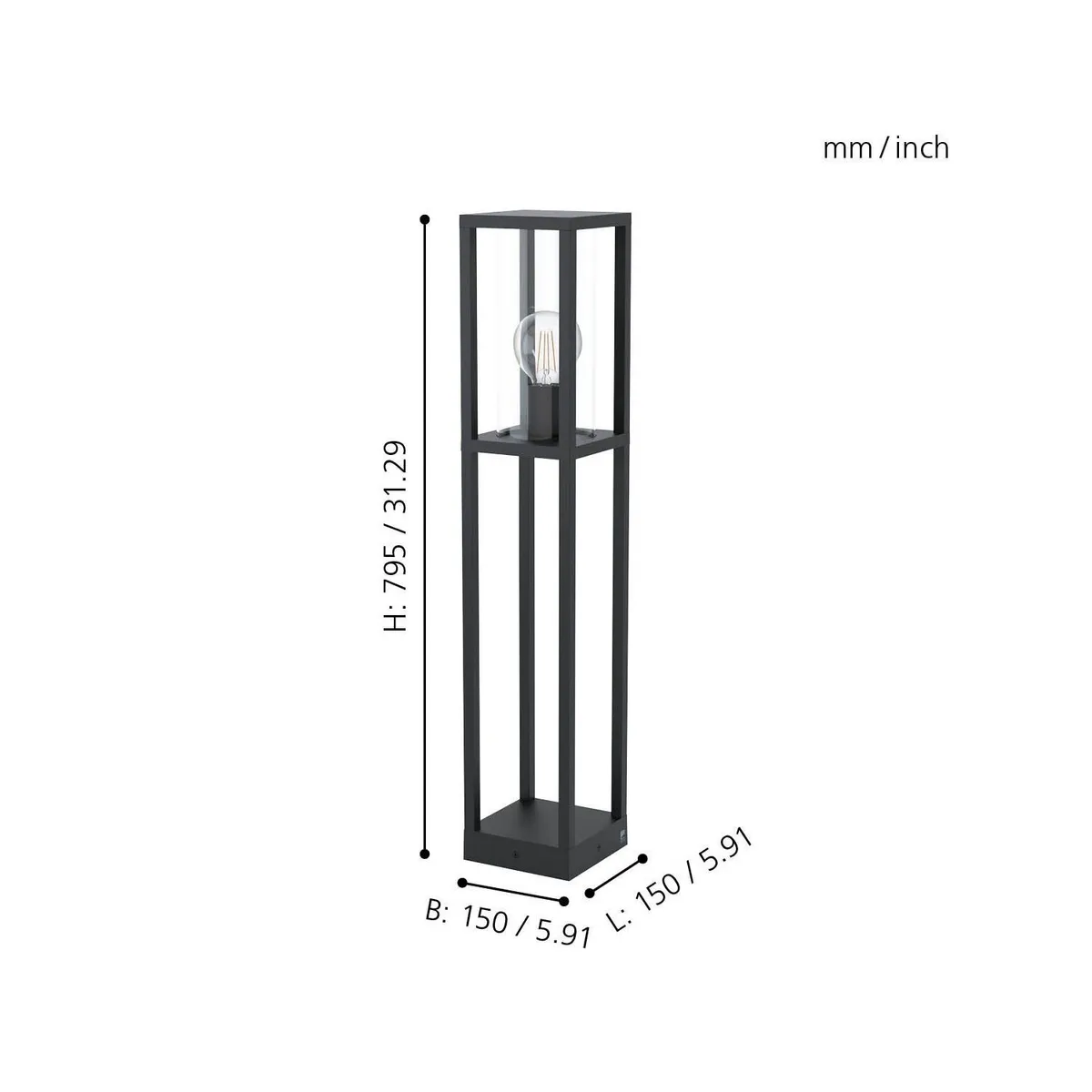 EGLO - Lámpara De Pie Eglo Cascinetta 1