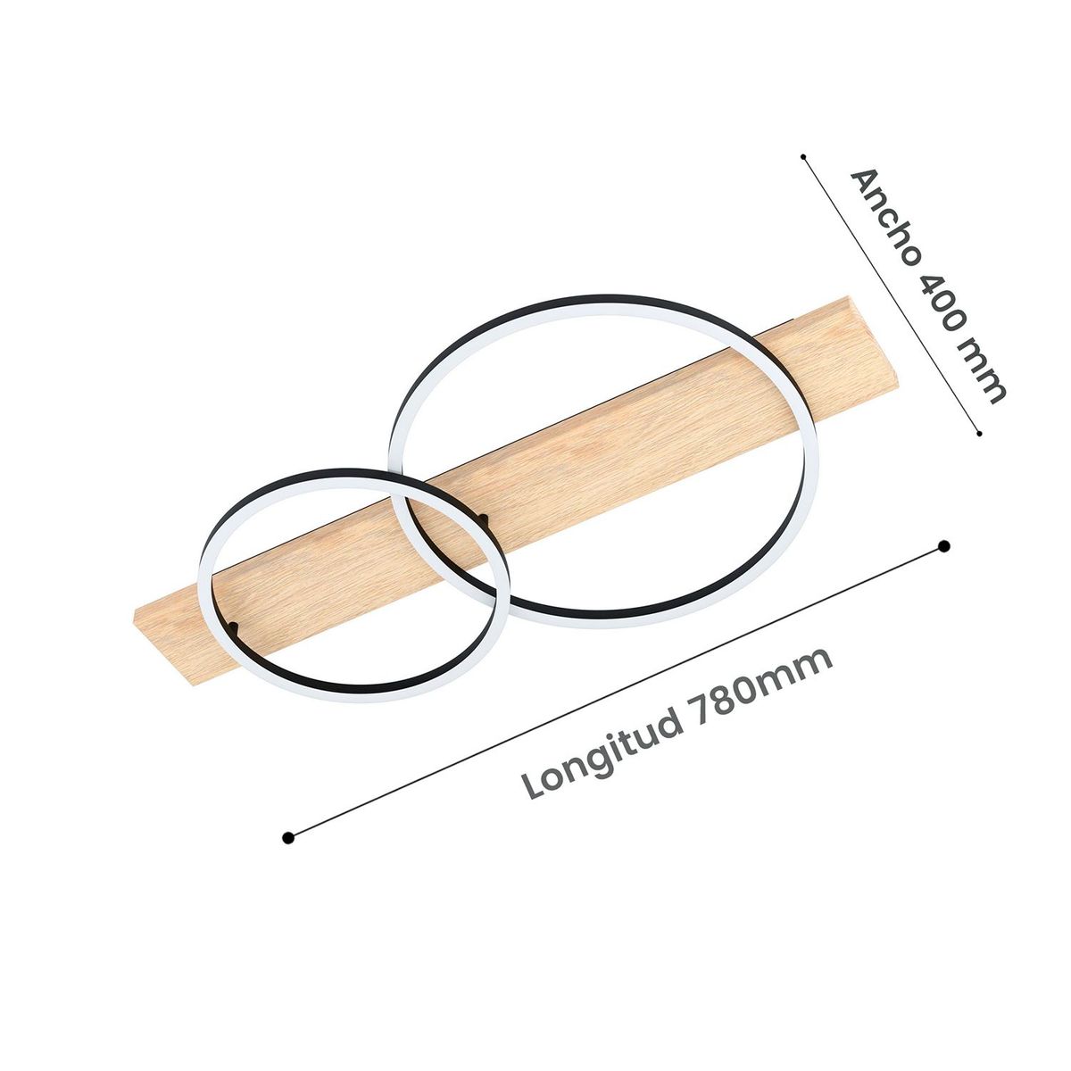 EGLO - Lámpara De Techo Eglo Boyal Led