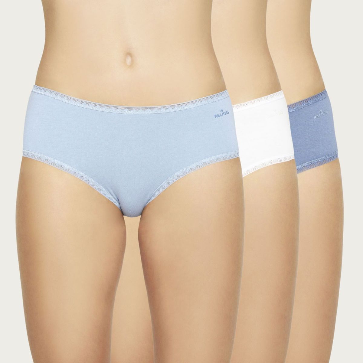 PALMERS - Pack 3 Pantaleta Algodón Orgánico Mujer Palmers