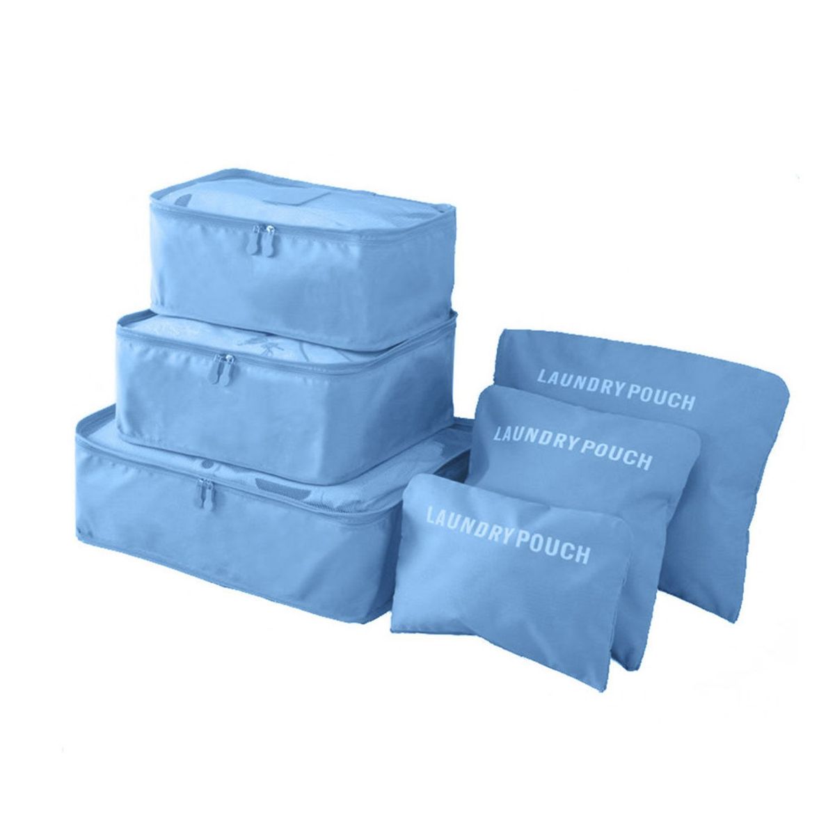 WELCOME HOME LIMA - 6 Piezas Para Viaje Celeste