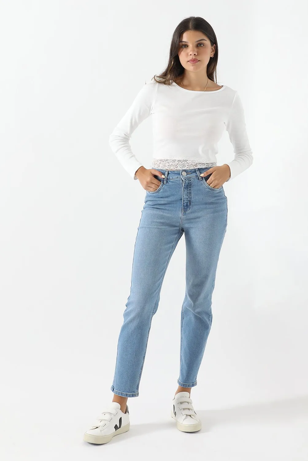 Saga Falabella Falabella Jeans Wrangler Mujer Sybilla Falabella