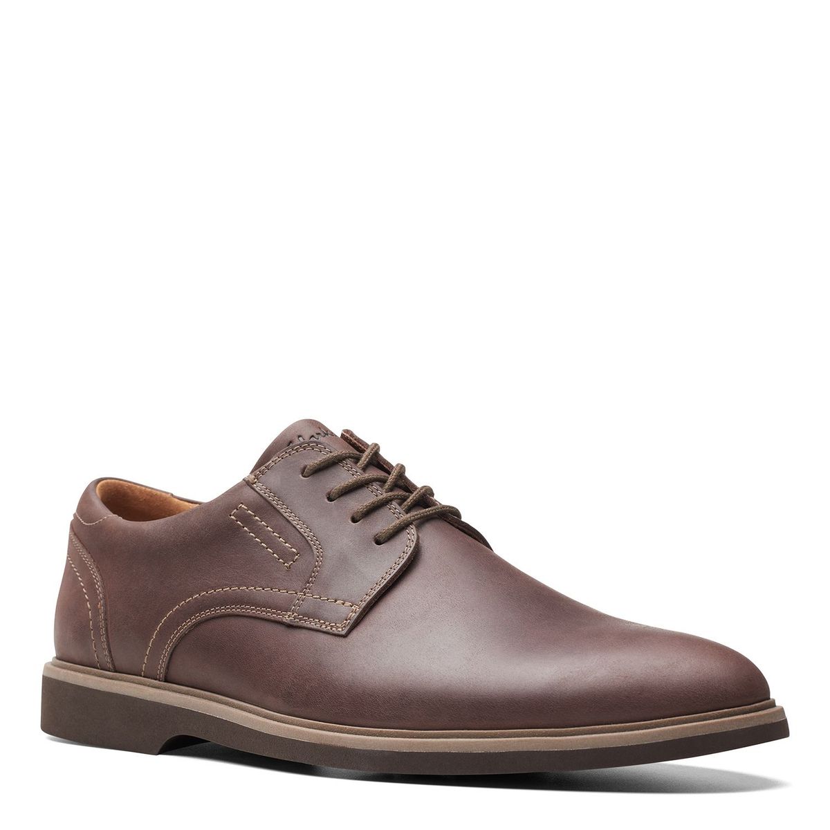 CLARKS - Zapatos Formales Hombre Clarks Malwood Lace Drk Brwn M Marrón