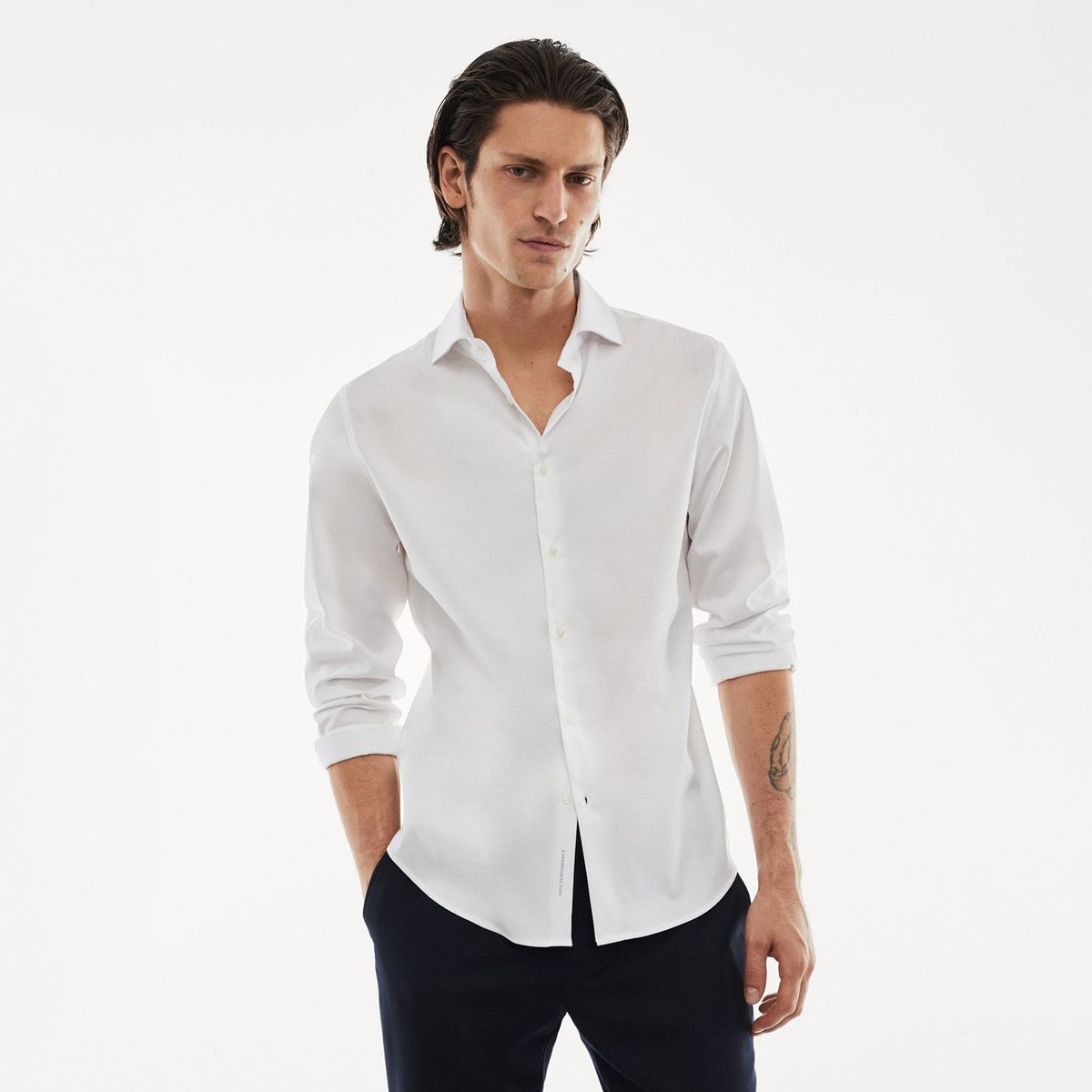 MANGO - Camisa Casual Hombre Mango