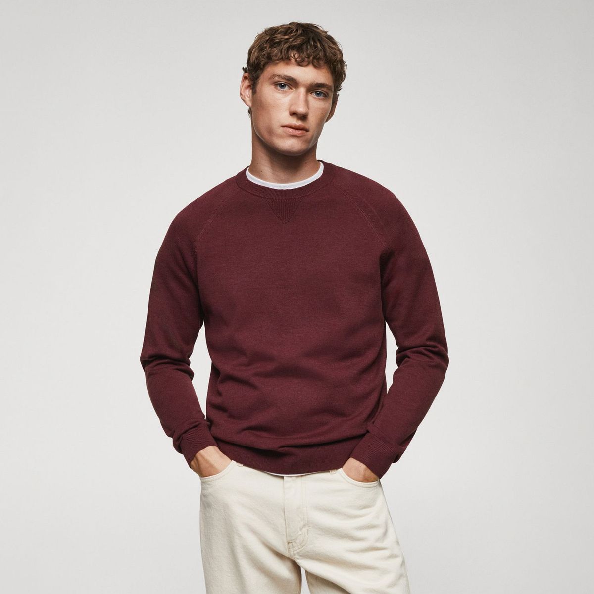 MANGO - Chompa Casual Hombre Mango