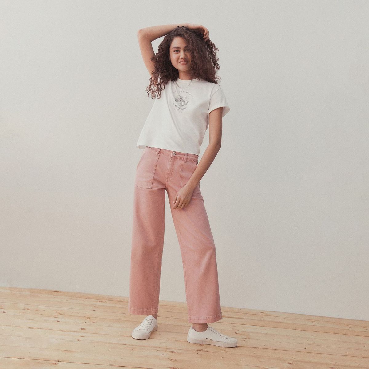 MANGO TEEN - Pantalón Culotte Mujer Mango Teen 