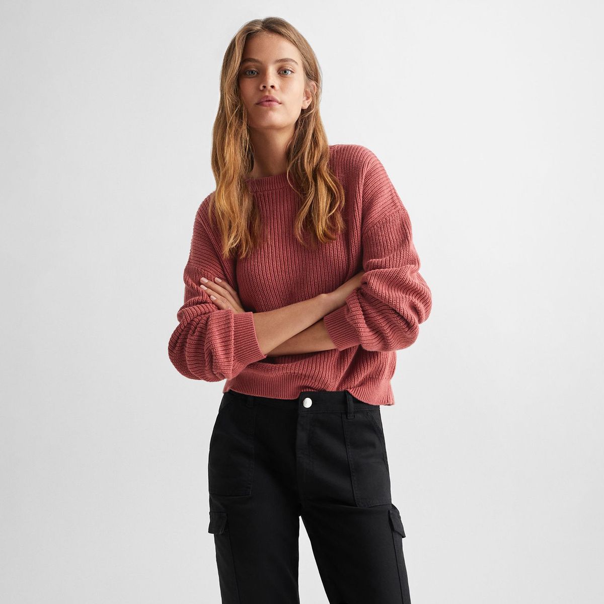 MANGO TEEN - Jean Cargo Mujer Mango Teen 