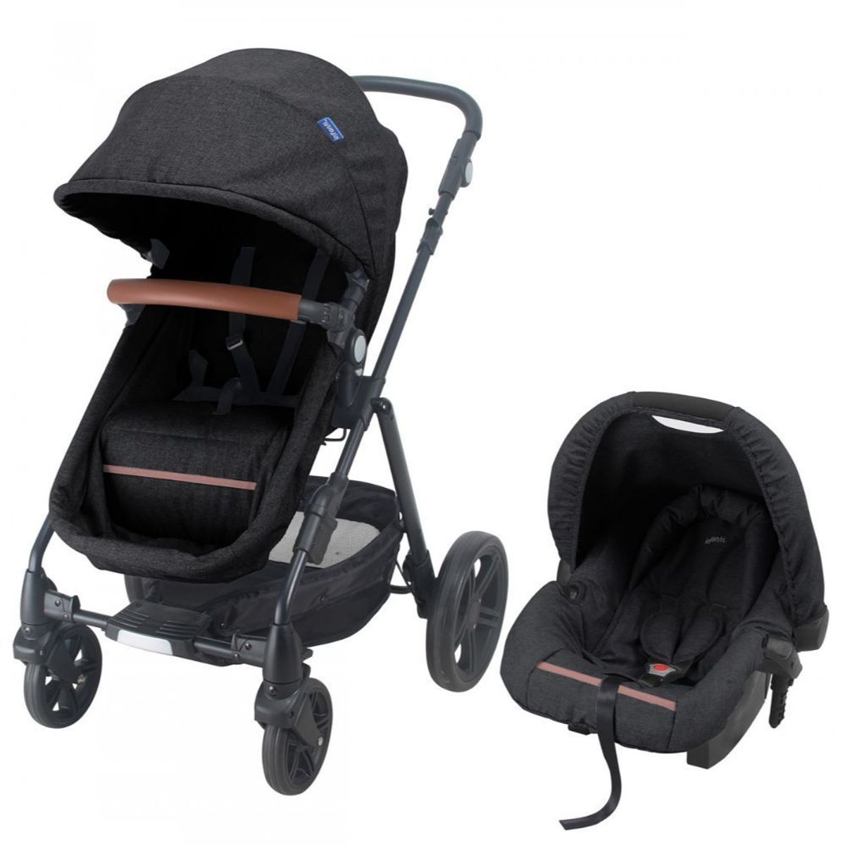 INFANTI - Coche Moisés Con Portabebe Cloud P68 Infanti