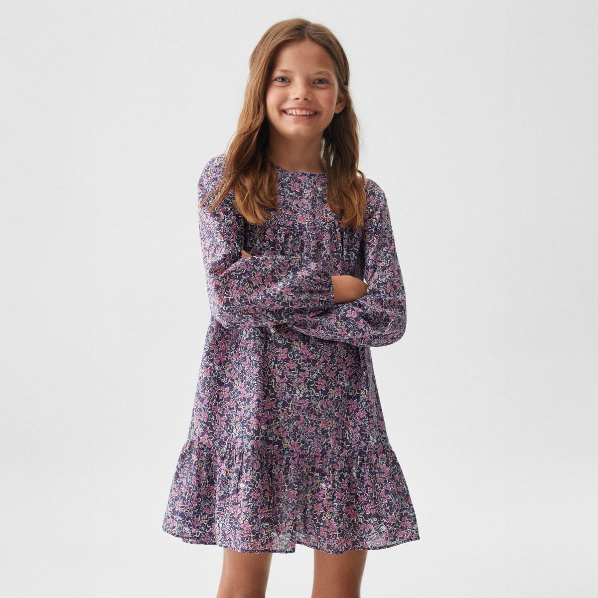 MANGO KIDS - Vestido Niña Algodón Mango Kids