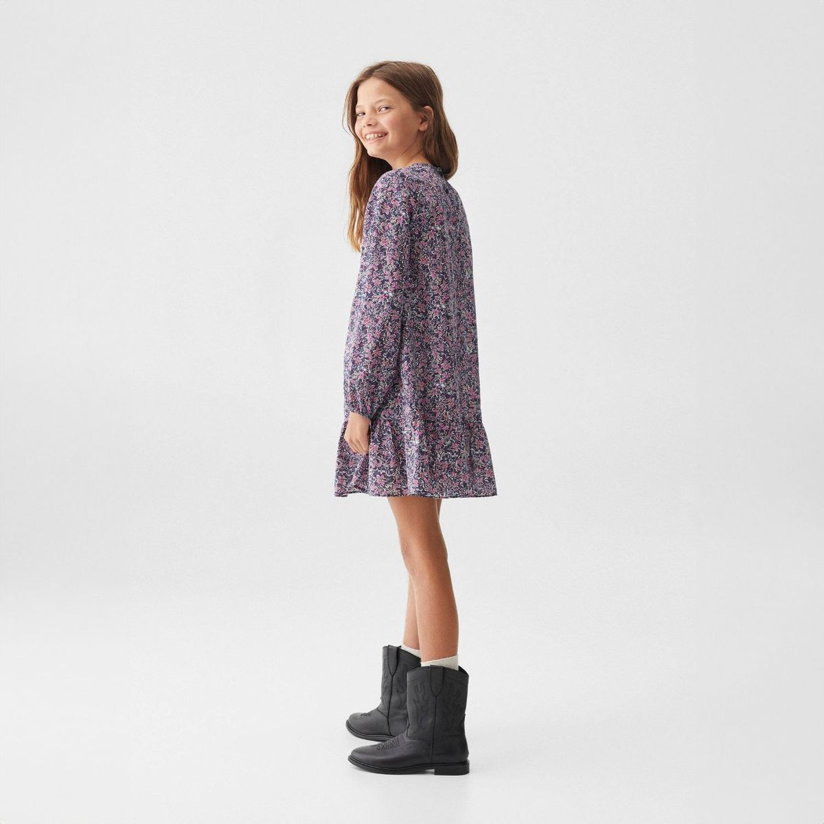 MANGO KIDS - Vestido Niña Algodón Mango Kids