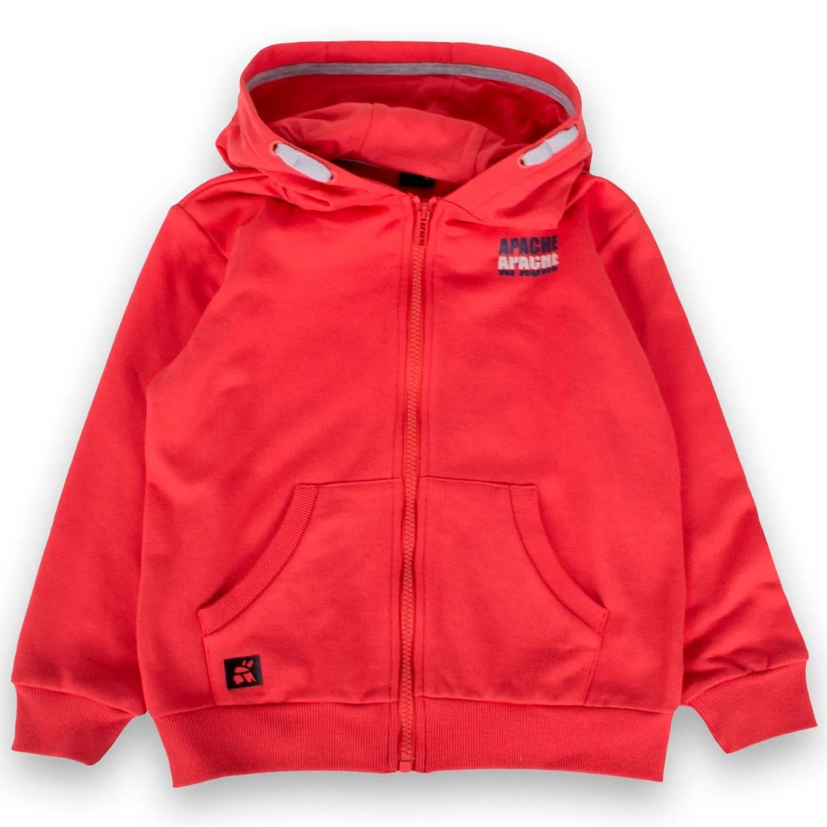 PILLIN - Polera C/cierre Y Capucha Niño