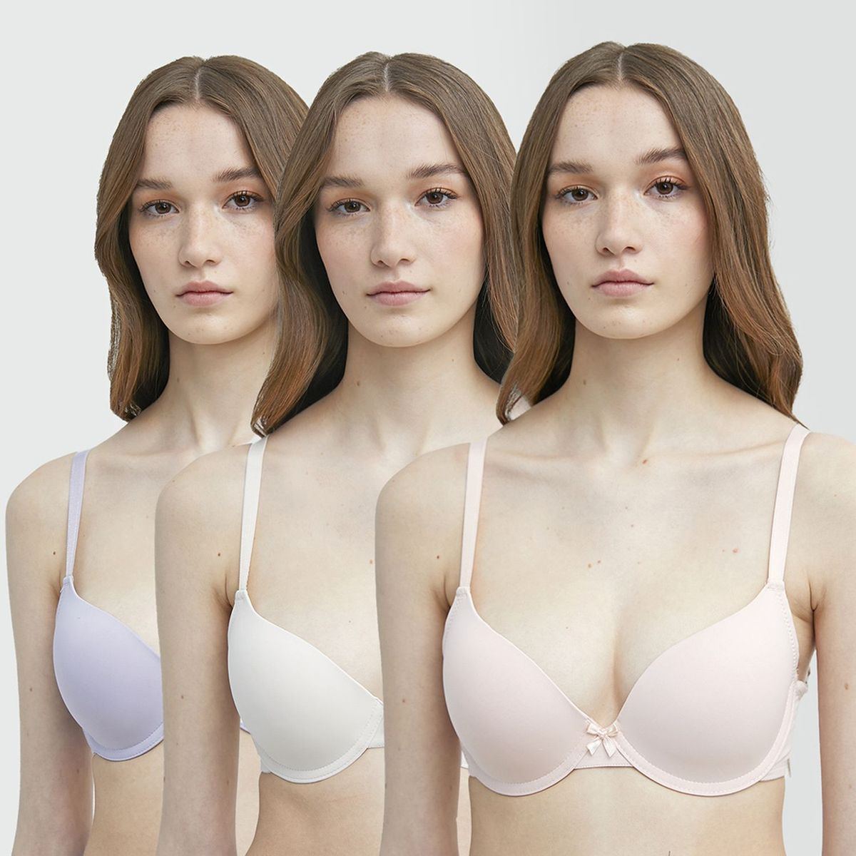 PALMERS - Pack 3 Sostén Microfibra Mujer Palmers