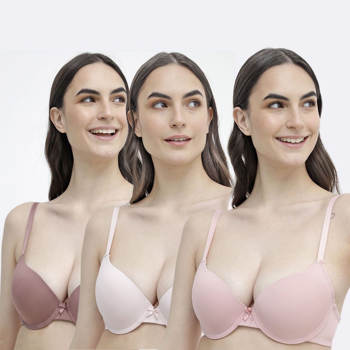 PALMERS - Pack 3 Sostén Microfibra Mujer Palmers