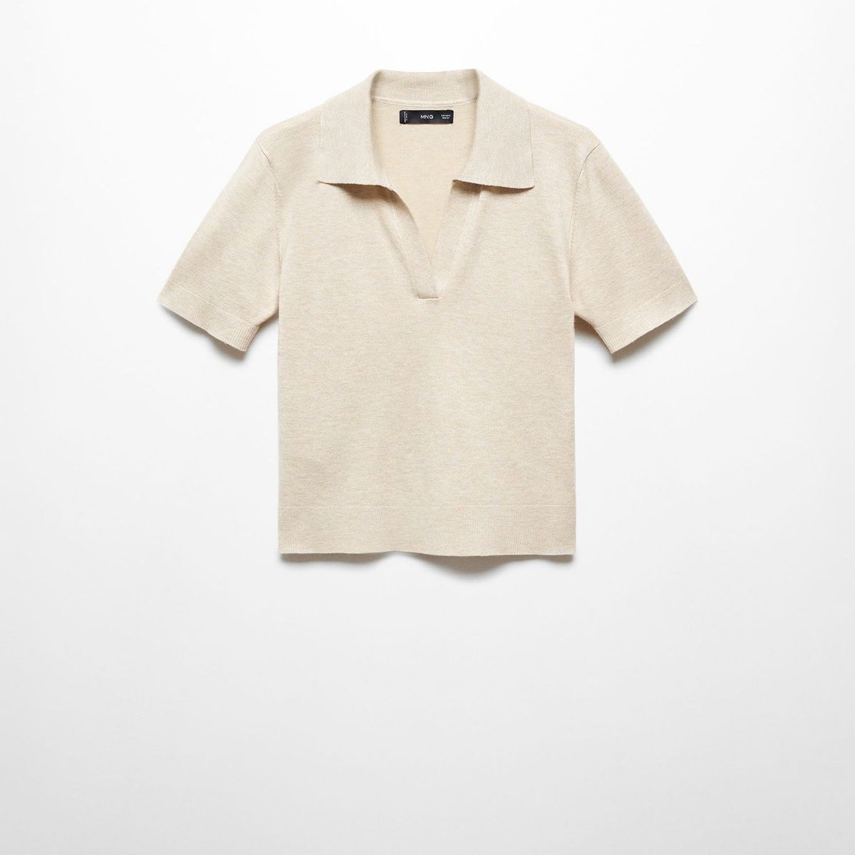 MANGO - Chompa Manga Corta Mujer Mango