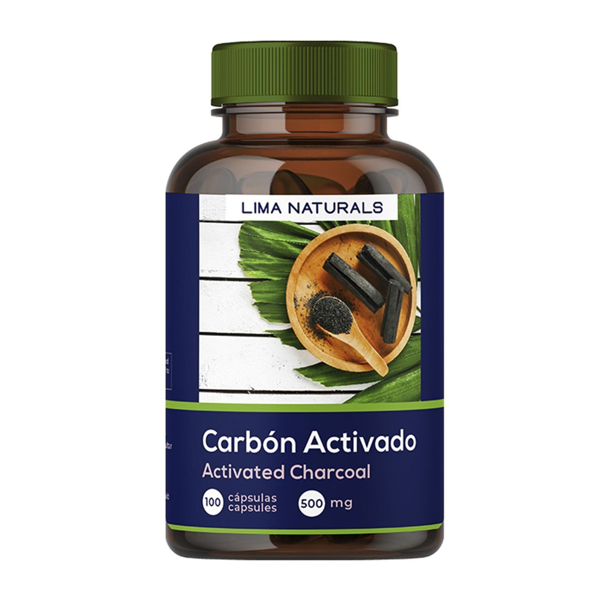 LIMA NATURALS - Lima Naturals Carbón Activado 100 Cápsulas