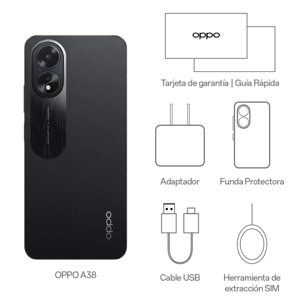 OPPO - Oppo A38 128GB