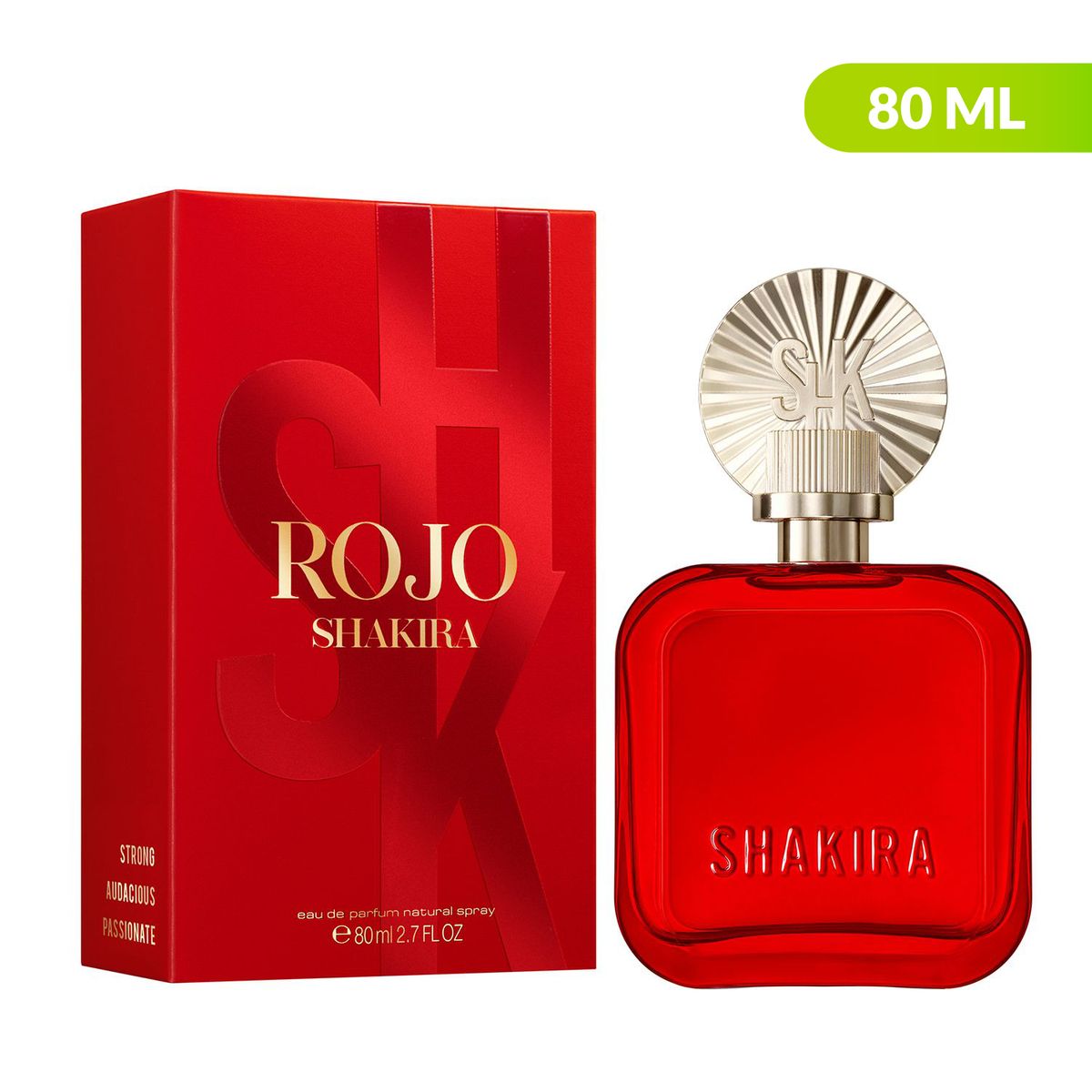 SHAKIRA - Skr Rojo Edp 80ml Shakira Mujer