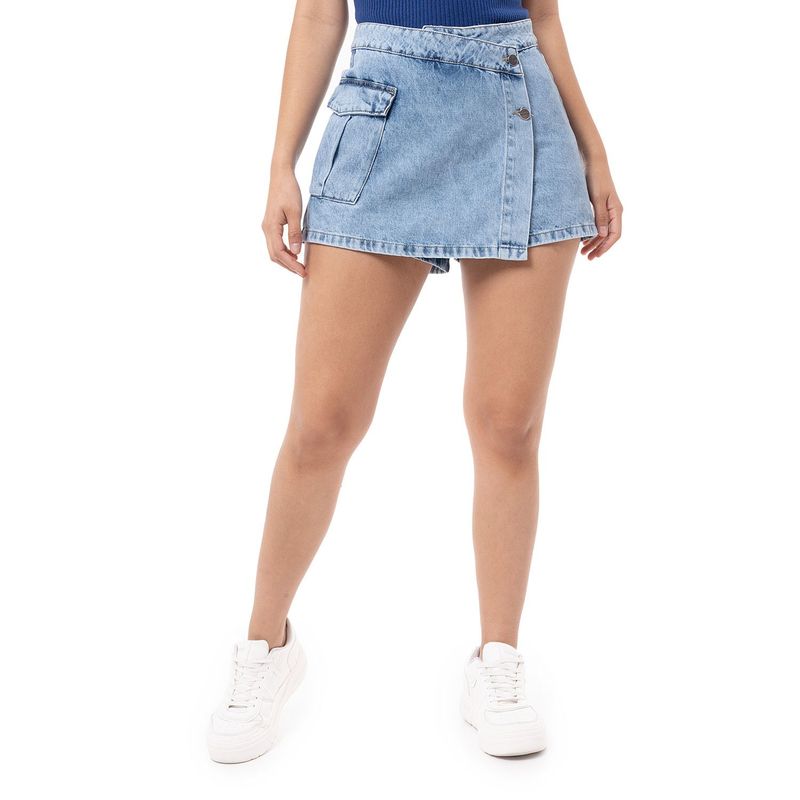 PIONIER - Falda Short Jean Mujer Pionier