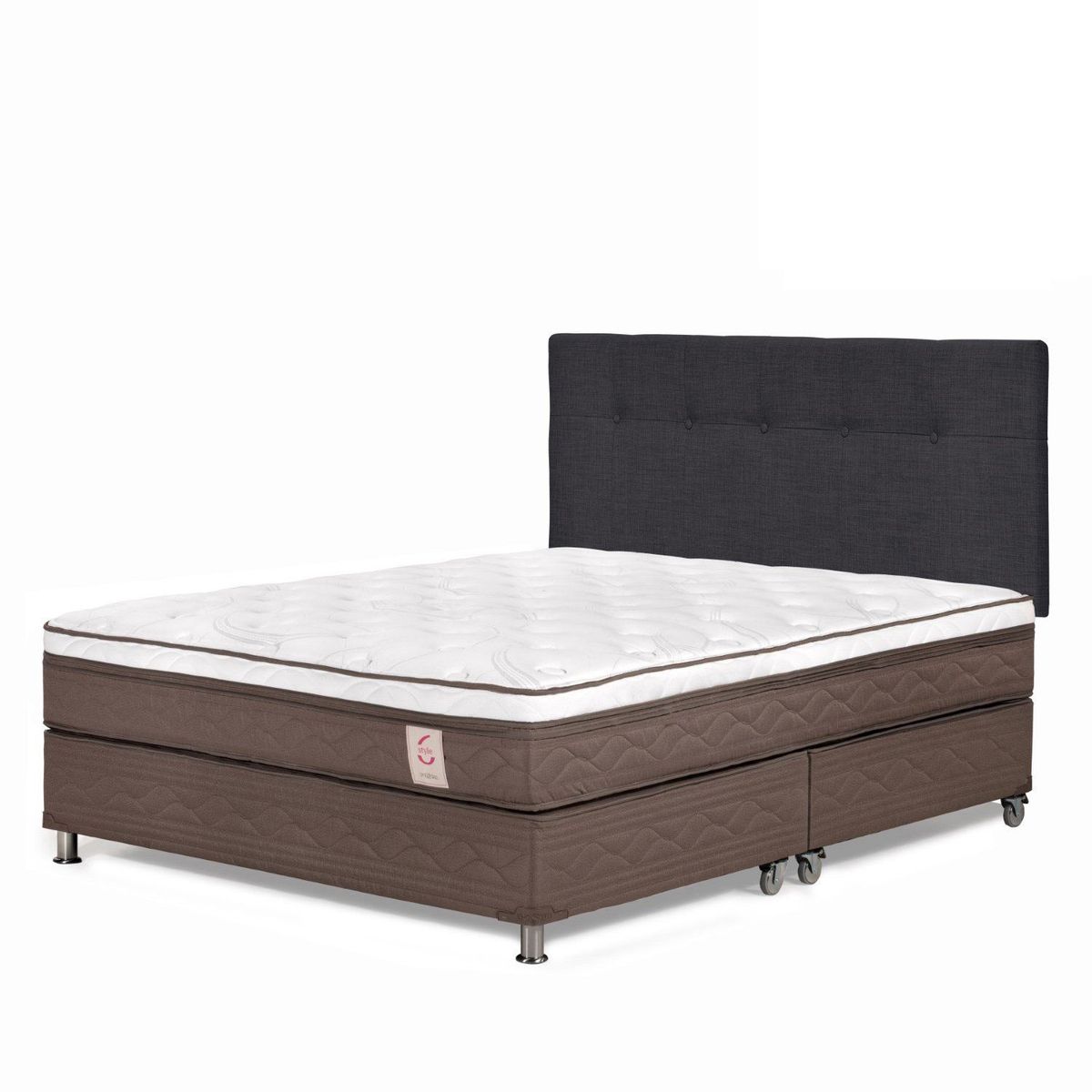 ROSEN - Dormitorio New Style 6 New Bennet Grafito Queen