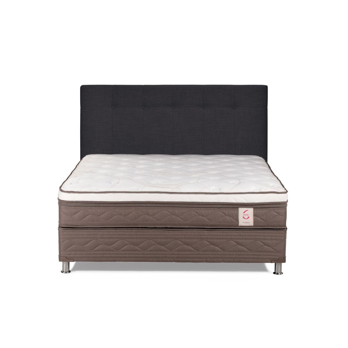ROSEN - Dormitorio New Style 6 New Bennet Grafito Queen