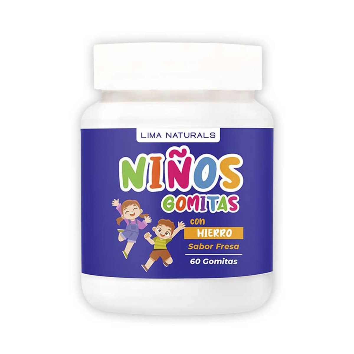 LIMA NATURALS - Lima Naturals Hierro Para Niños 60 Gomitas