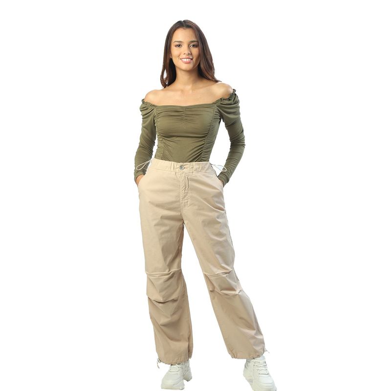 FORDAN JEANS - Pantalón Parachute Mujer Fordan