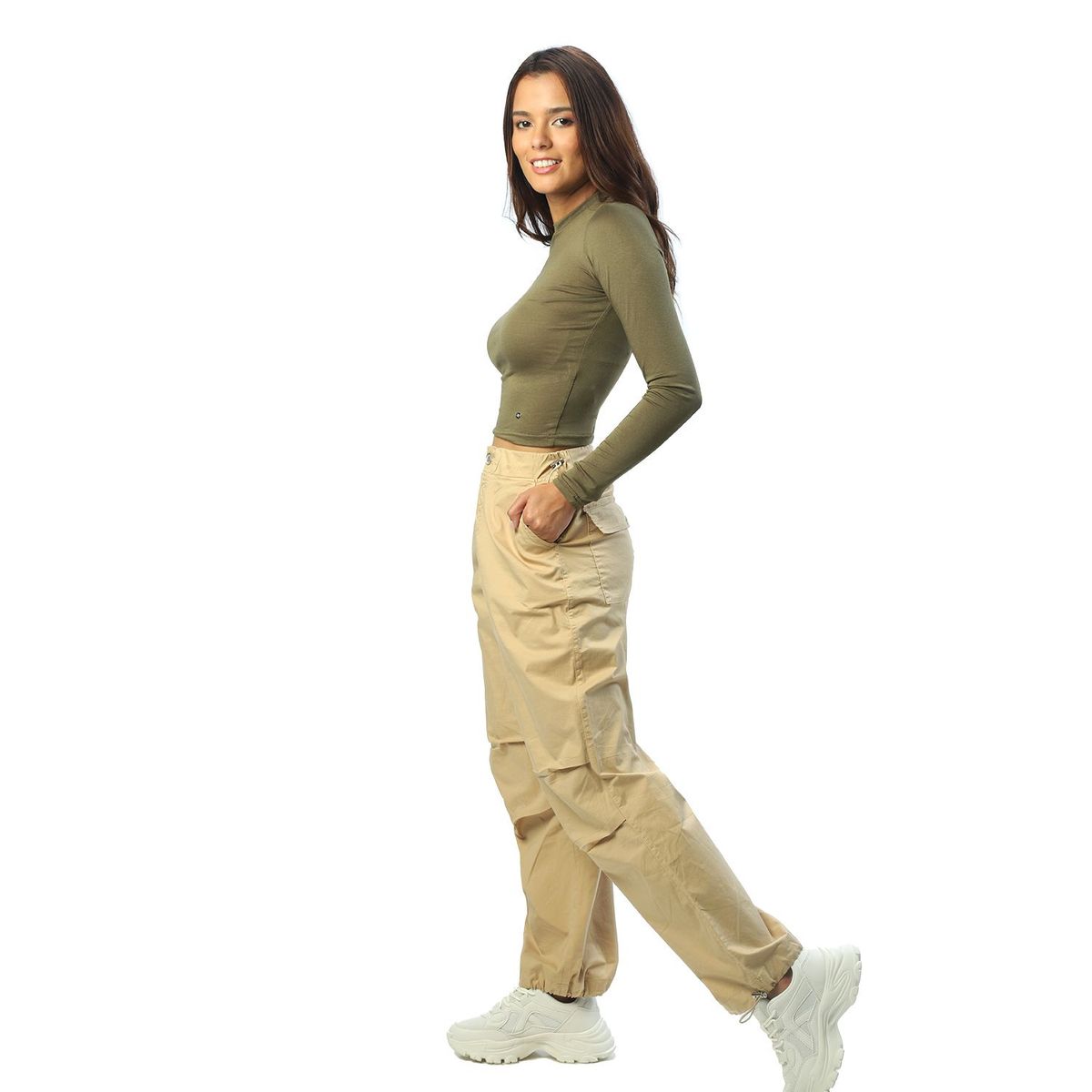 FORDAN JEANS - Pantalón Parachute Mujer Fordan