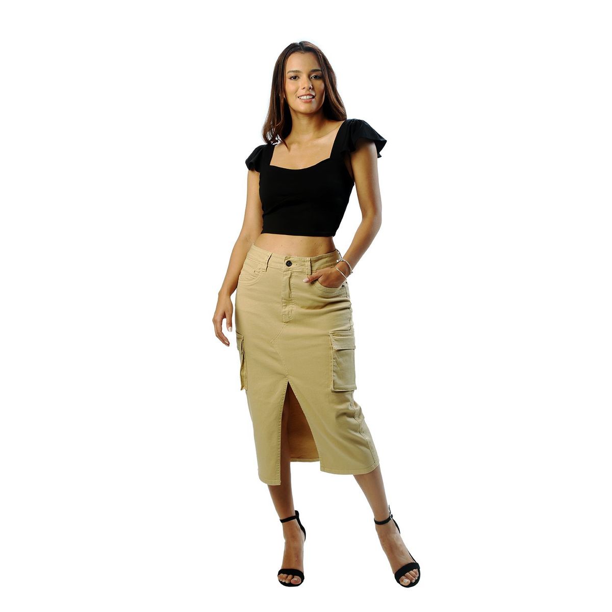 FORDAN JEANS - Falda Larga Mujer Fordan Ford