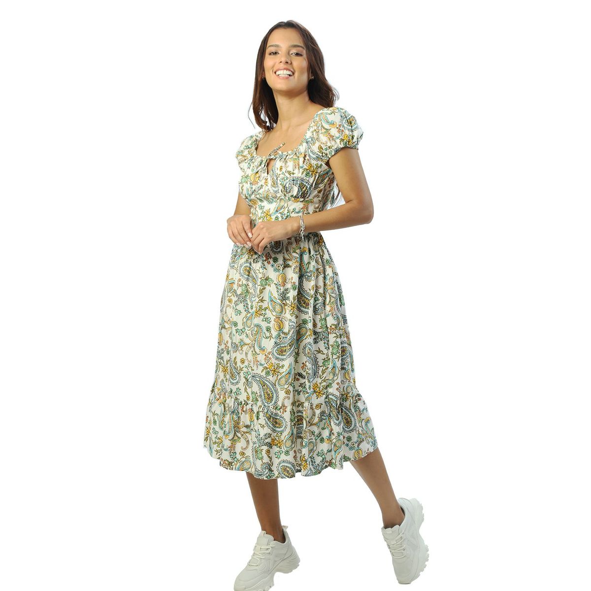 FORDAN JEANS - Vestido Casual Mujer Fordan