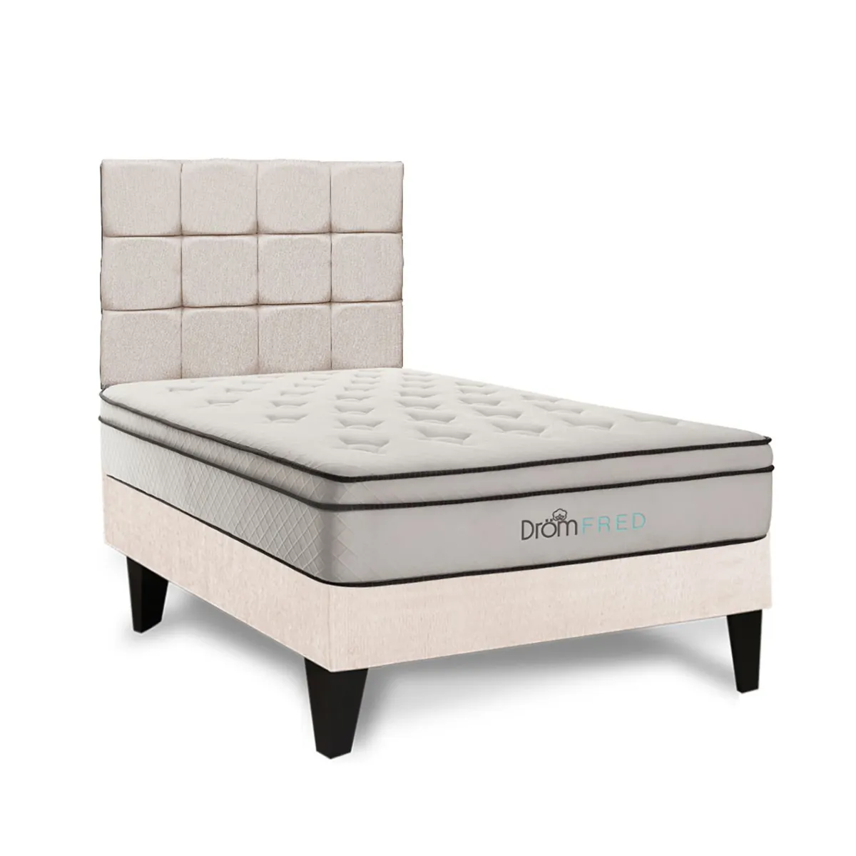 DROM - Dormitorio Europeo Fred 15 Plz + 1 Almohada Viscoelástica + Protector