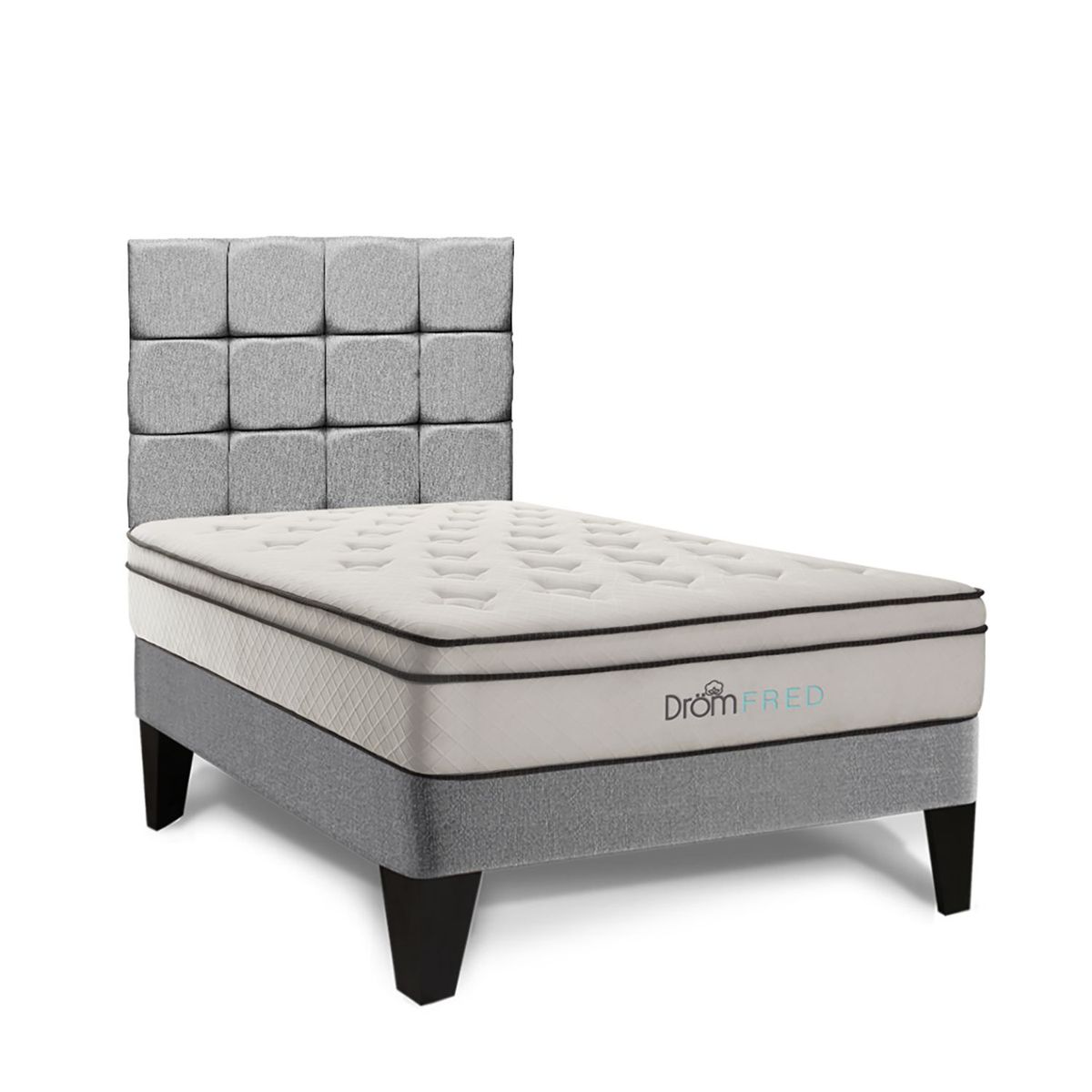 DROM - Dormitorio Europeo Fred 15 Plz + 1 Almohada Viscoelástica + Protector