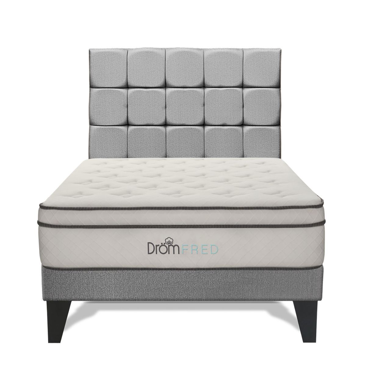 DROM - Dormitorio Europeo Fred Gris 2Plz