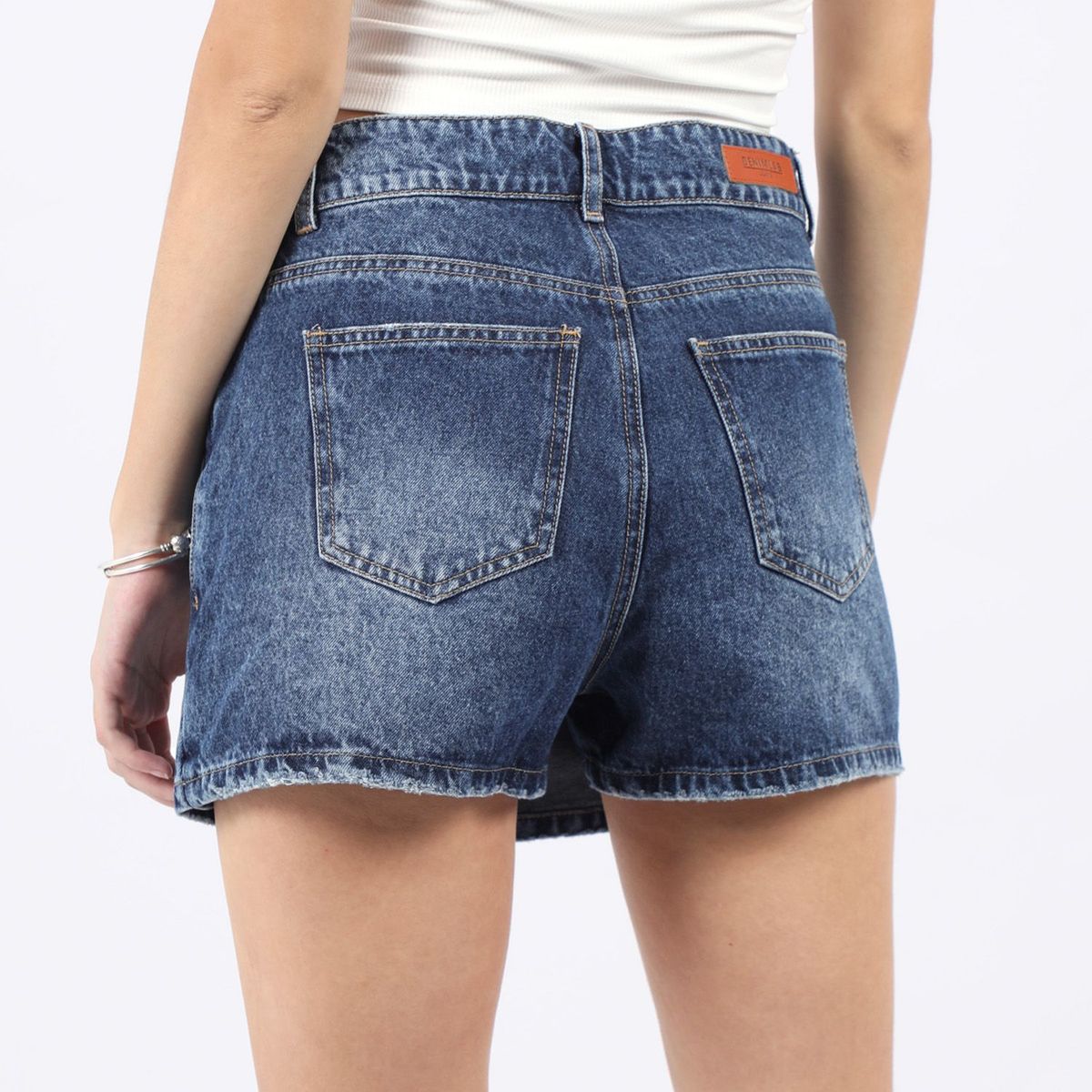 DENIMLAB - Falda Short Jean Mujer Denimlab
