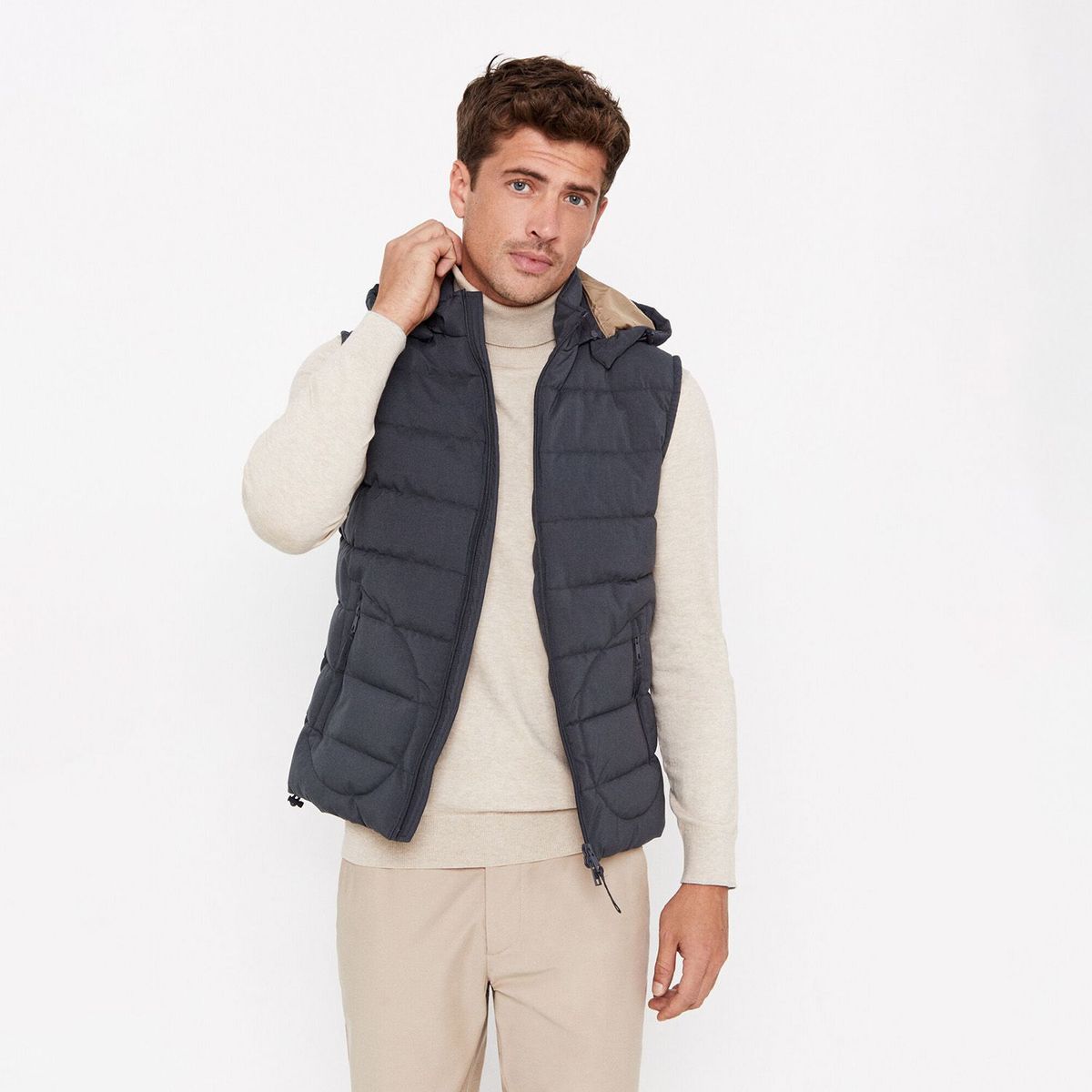 CORTEFIEL - Chaleco Casual Hombre Cortefiel