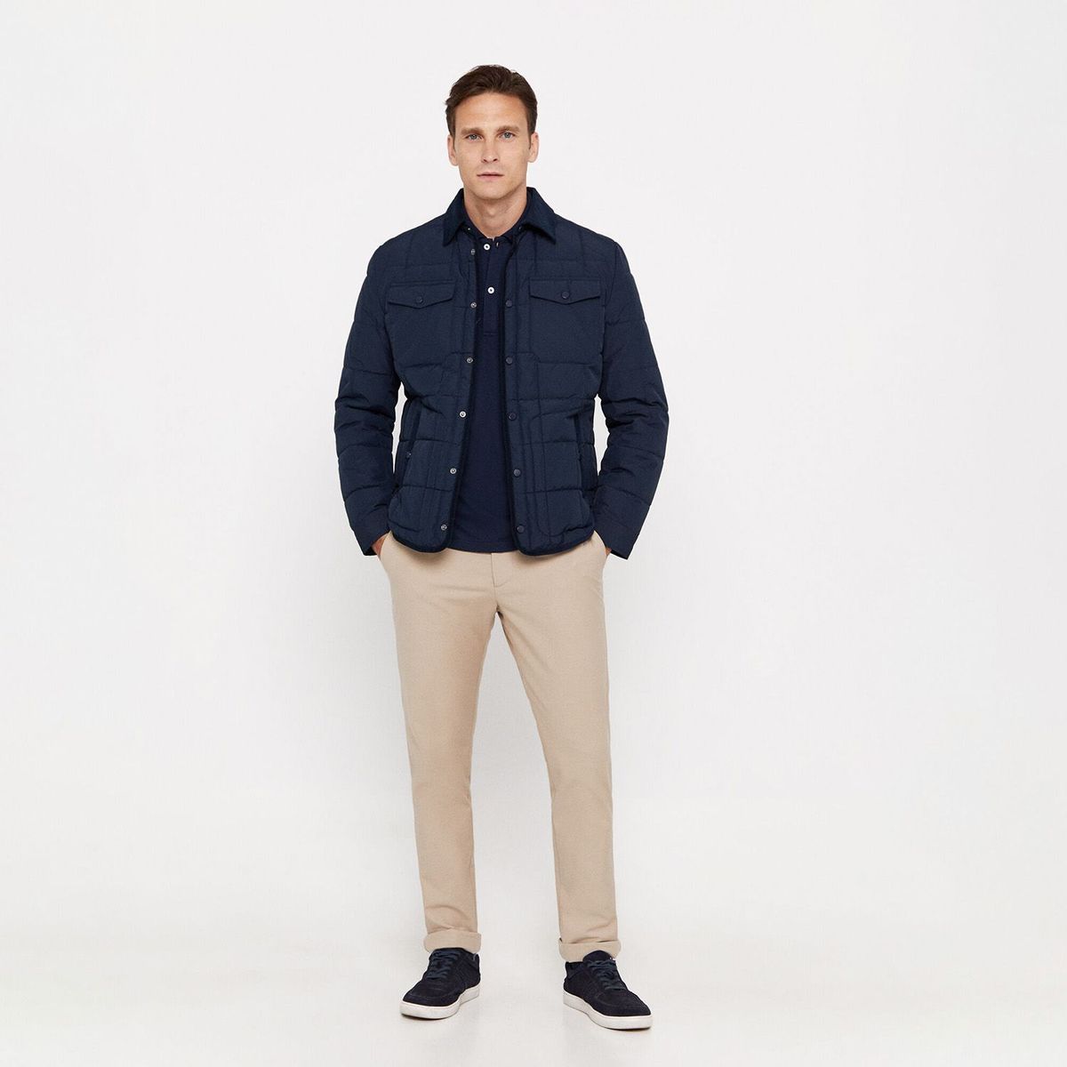 CORTEFIEL - Sobrecamisa Casual Hombre Cortefiel