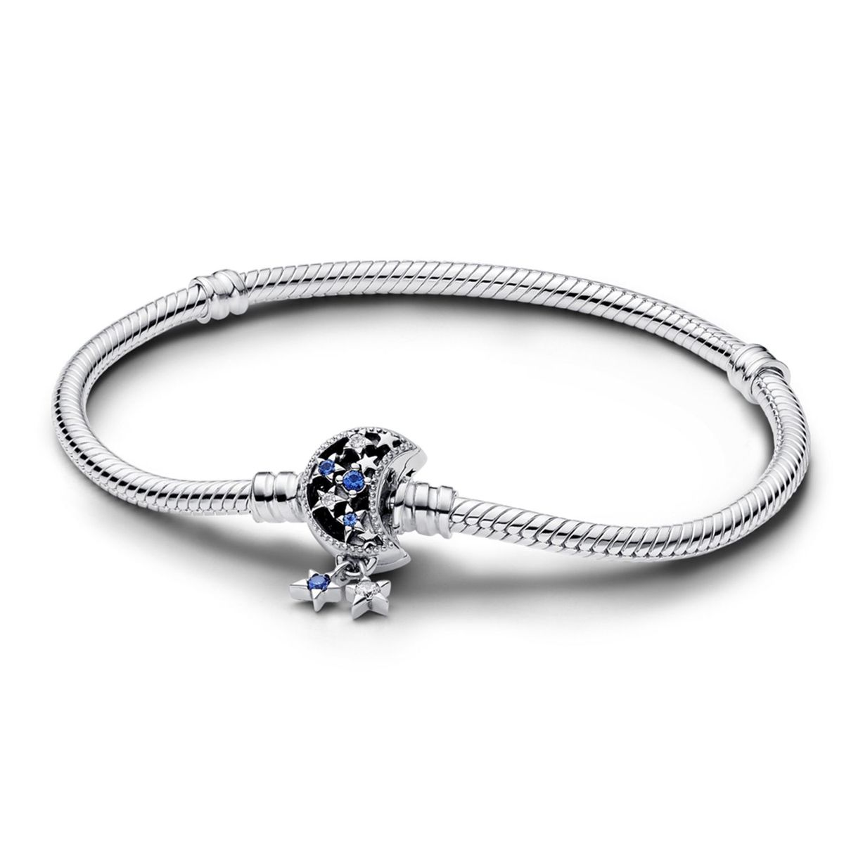 PANDORA - Brazalete Cadena Luna Brillante