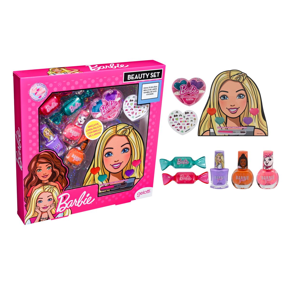 GELATTI - Estuche Beauty Set Grande Barbie Gelatti